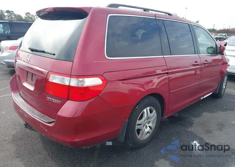2005 Honda Odyssey Ex-L z USA, uszkodzony, nr VIN 5FNRL38655B406048
